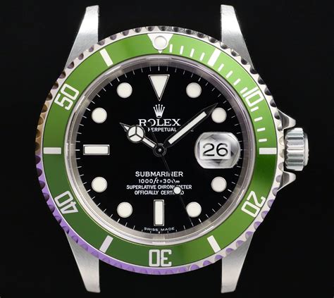 rolex 16610 t green|Rolex model 16610 release year.